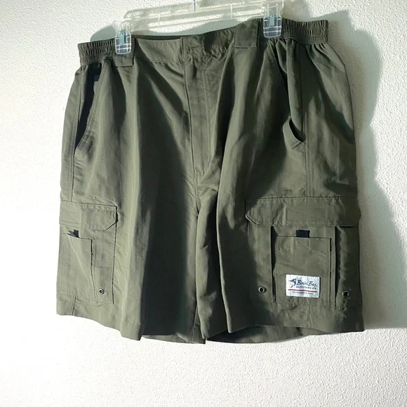 Bimini Bay Shorts Bimini Bay Mens Casual Cargo Shorts 3w Army